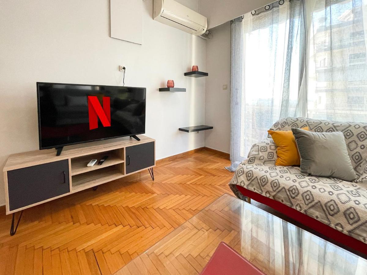 Eolou Sea View 60Sqm Apt In Paleo Faliro Apartment Athena Bagian luar foto