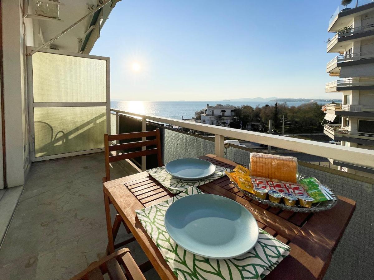 Eolou Sea View 60Sqm Apt In Paleo Faliro Apartment Athena Bagian luar foto